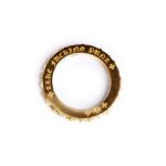 22K Gold True Fucking Punk Ring