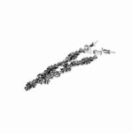 3 Drop Cross Earring