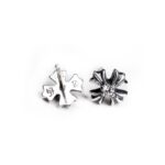 CH Plus Stud Earrings With Diamonds