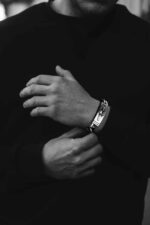 Double ID Fancy Link Bracelet