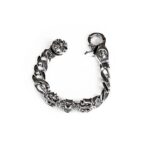Filigree Square Cross Clip Bracelet