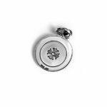 Round Angel Medallion Charm